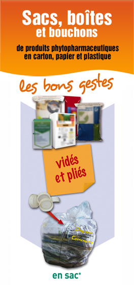 bidons plastiques de produits phytopharmaceutiques