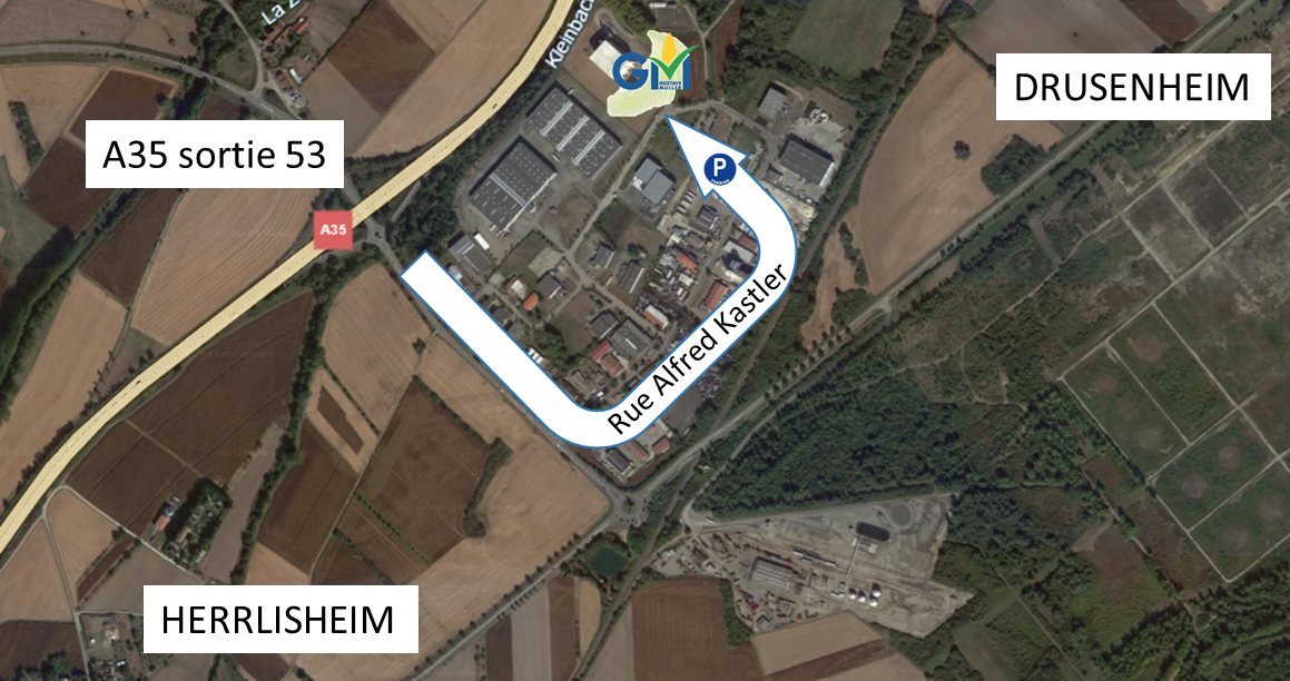 Carte d'accès Herrlisheim 306 - rue Alfred Kastler