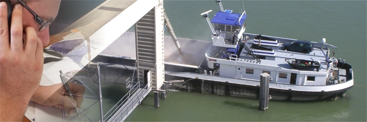 Chargement d'une péniche de céréales au départ du site portuaire rhénan d'Ottmarsheim